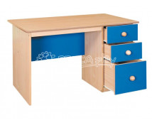 [Písací stolík so zásuvkami–modrý]