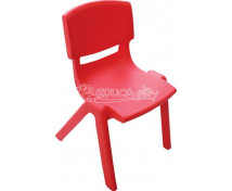 [Plastové stoličky - s výškou 30 cm - červená]
