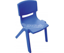 [Plastové stoličky - s výškou 30 cm - modrá]