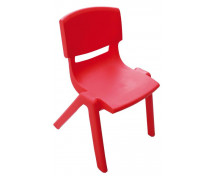 [Plastové stoličky - s výškou 26 cm - červená]