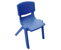 [Plastové stoličky - s výškou 26 cm - modrá]