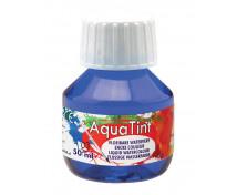 [Vodová farba AquaTint/Tuš - tmavomodrá - 50 ml]