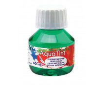 [Vodová farba AquaTint/Tuš - tmavozelená - 50 ml]