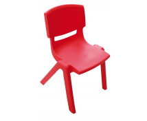 [Plastové stoličky - s výškou 38 cm - červená]