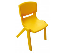 [Plastové stoličky - s výškou 38 cm - žltá]