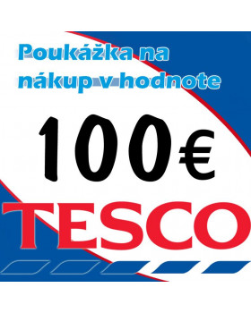 TESCO poukážka 100 eur