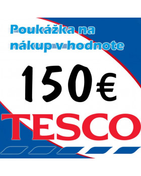 TESCO poukážka 150 eur