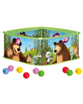 Bazén s loptičkami - Máša a medveď