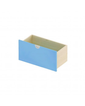 Séria Cubo - Široká zásuvka veľká, 1 ks - modrá