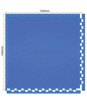 Penová puzzle podložka - modrá