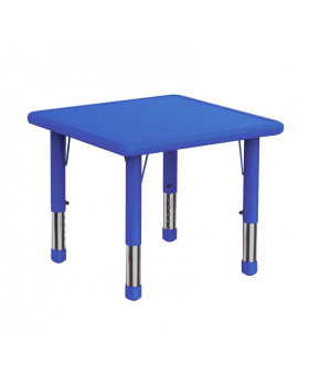 Plastová stolová doska - štvorec - modrá