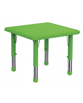 Plastová stolová doska - štvorec - zelená