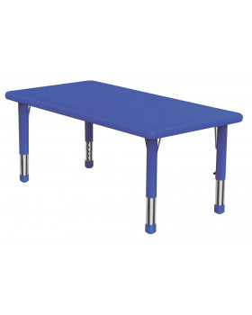 Plastová stolová doska - obdĺžnik - modrá