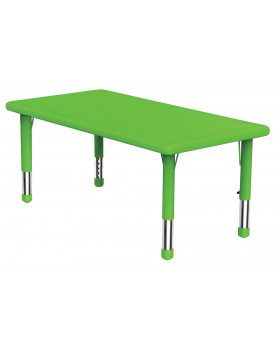 Plastová stolová doska - obdĺžnik - zelená