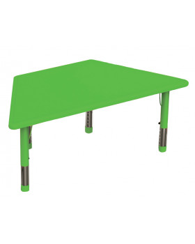 Plastová stolová doska - lichobežník - zelená