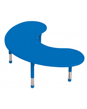 Plastová stolová doska - polmesiac - modrá