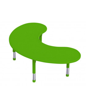 Plastová stolová doska - polmesiac - zelená