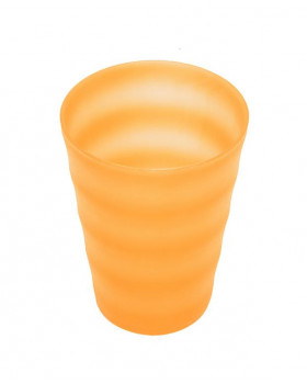 Plastový pohárik - oranžový