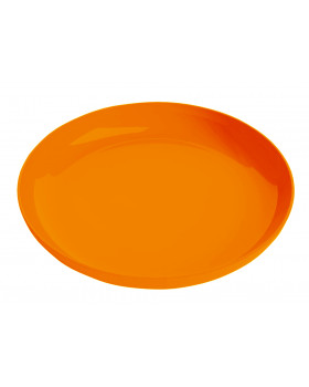 Plytký tanier - oranžový