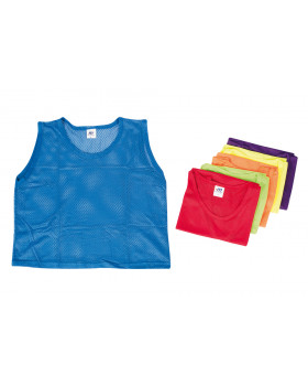 Rozlišovacie športové vesty - zo sieťoviny - S modrá