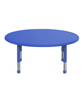 Plastová stolová doska - kruh - modrá