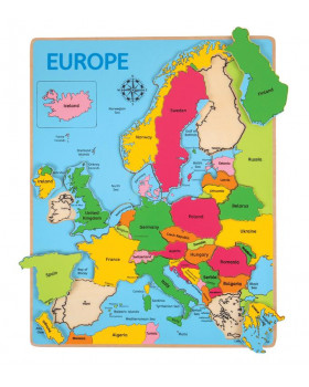 Vkladacie puzzle - Mapa Európy