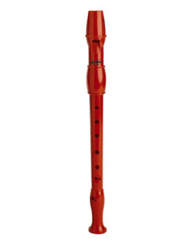 Flauta plastová - červená