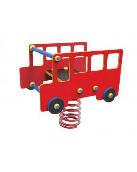 Hojdačky na pružine z HDPE - Autobus