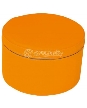 Okrúhla taburetka - oranžová