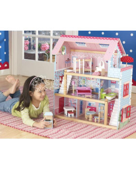 Plne vybavený domček pre bábiky