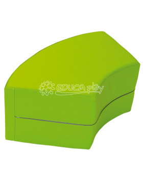 Taburetka do kruhovej sedačky - zelená