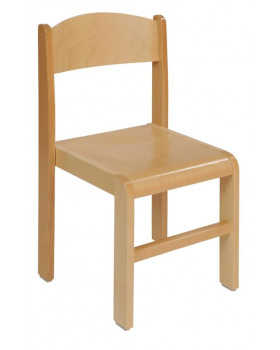 Stolička drevená BUK 35 cm - natural
