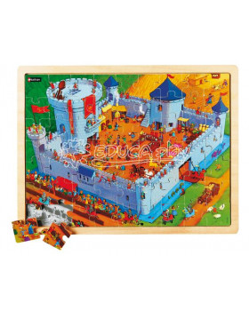 Puzzle Život na hrade