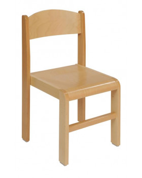 Drevená stolička BUK 38 cm - natural
