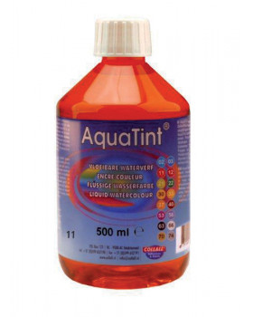 Vodová farba AquaTint/ Tuš - červená - 500 ml