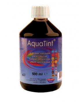 Vodová farba AquaTint/ Tuš - čierna - 500 ml