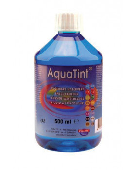 Vodová farba AquaTint/ Tuš - svetlomodrá - 500 ml