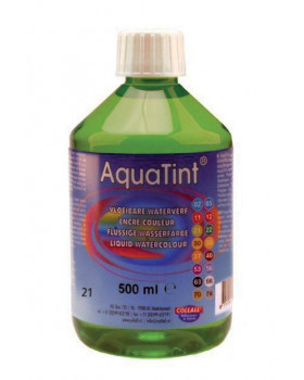 Vodová farba AquaTint/ Tuš - svetlozelená - 500 ml