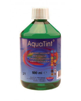 Vodová farba AquaTint/ Tuš - tmavozelená - 500 ml