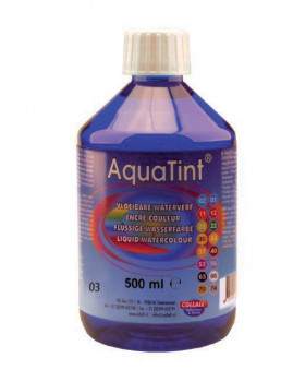 Vodová farba AquaTint/ Tuš - tmavomodrá