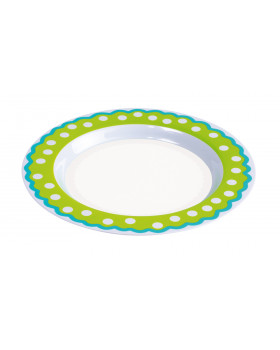 Plytký tanier - bodky
